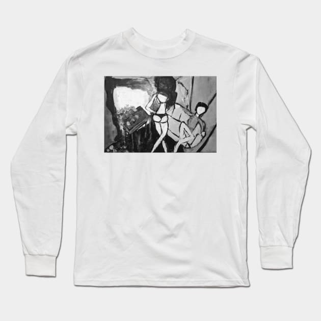 Dead Flowers. Long Sleeve T-Shirt by scoop16